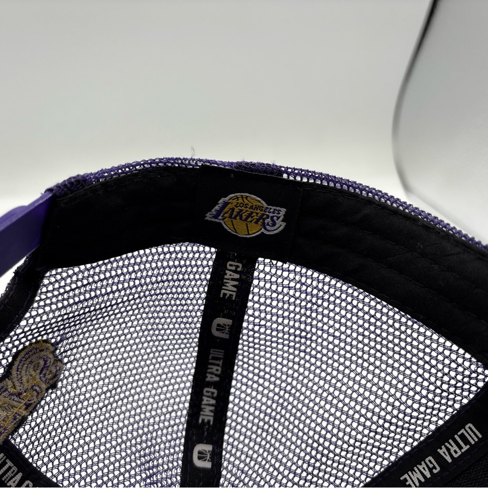 Los Angeles Lakers NBA Ultra Game Unisex Purple Embroidered SnapBack Hat OSFM - Picture 7 of 8